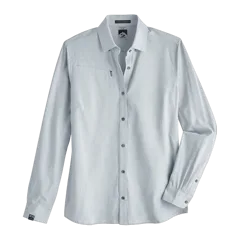 Storm Creek Women's Naturalist Long Sleeve Woven Shirt in Blue Mist, front