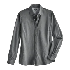 Storm Creek Women's Naturalist Long Sleeve Woven Shirt in Gray, front