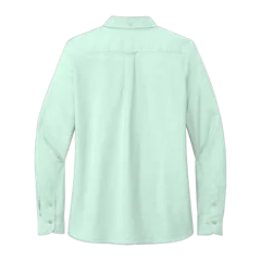 Brooks Brothers Women's Casual Oxford Cloth Shirt in Soft Mint, back