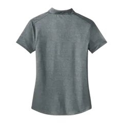 Nike Ladies Dri-FIT Crosshatch Polo in Cool Grey/ Anthracite, back
