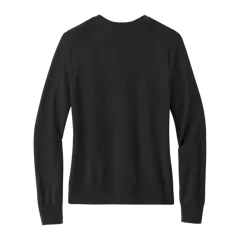 Brooks Brothers Women's Washable Merino Cardigan Sweater in Deep Black, back