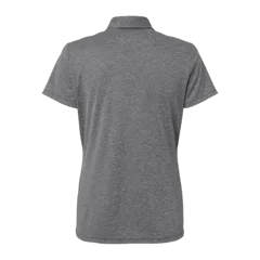 Adidas Women's Heathered Polo in Black Melange, back