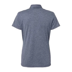 Adidas Women's Heathered Polo in Collegiate Navy Melange, back