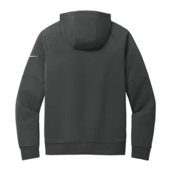 Nike Therma-FIT Pocket 1/4-Zip Fleece Hoodie in Anthracite, back