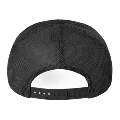 Richardson 112+ R-Flex Adjustable Trucker Cap in Black, back
