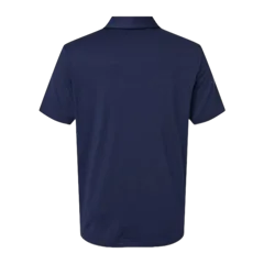 Adidas Textured Stripe Polo in Dark Blue, back