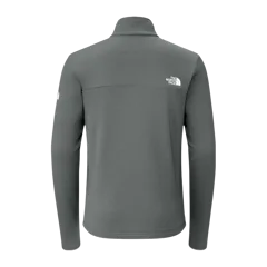 The North Face Aim Full-Zip Fleece Jacket in Smoked Pearl Grey, back