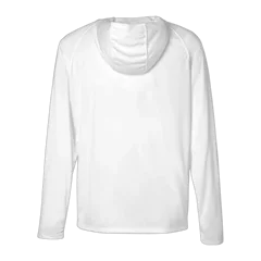 HUK Men's Lopro Long Sleeve Pursuit Hooded T-Shirt in Island Paradise, back