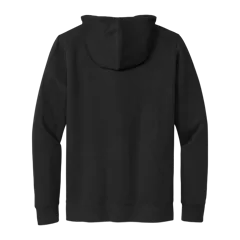 New Era Comeback Fleece Full-Zip Hoodie in Black, back