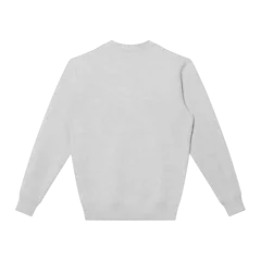 Lane Seven Heavy Crewneck Sweatshirt in Heather Grey, back