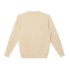 Lane Seven Heavy Crewneck Sweatshirt in Mushroom, back