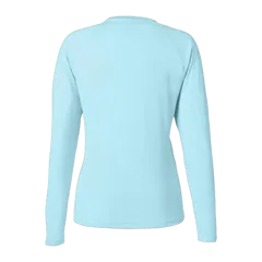 HUK Women's LoPro Pursuit T-Shirt in Island Paradise, back