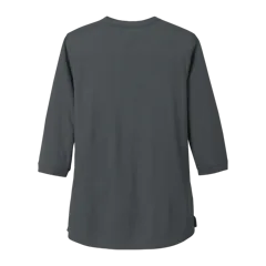 OGIO Ladies Jewel Henley in Diesel Grey, back