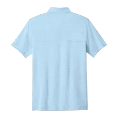 TravisMathew Onward Polo in Airy Blue Heather, back
