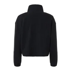 Swannies Women's Kenna Quarter-Zip Pullover in Black, back