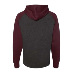 Charcoal Heather/ Burgundy Heather|Back