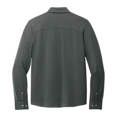 Mercer+Mettle Stretch Jersey Long Sleeve Shirt in Anchor Grey, back