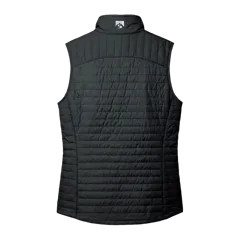 Storm Creek Women's Front Runner 120 GSM Insulated Quilted Vest in Black, back