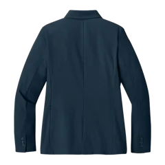 Mercer+Mettle Women's Capital Tech Blazer in Night Navy, back