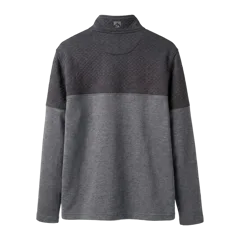 Storm Creek Architect Quarter Zip in Gray, back