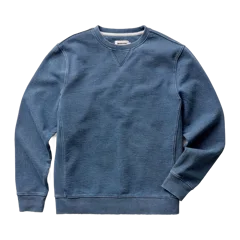 The Sunset Crew in Washed Indigo Terry 1