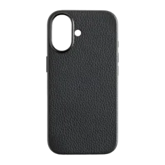 Leather Phone MagSafe Case Black