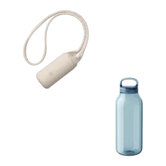KINTO Futo Bottle Sling and WATER BOTTLE