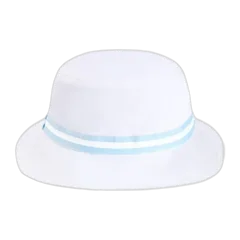 Imperial The Oxford Performance Bucket in White/ Light Blue, left side