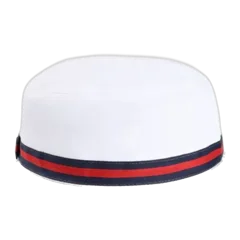Imperial The Oxford Performance Bucket in White/ Navy/ Red, back