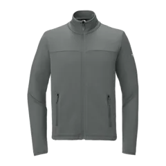 The North Face Aim Full-Zip Fleece Jacket in Smoked Pearl Grey, front