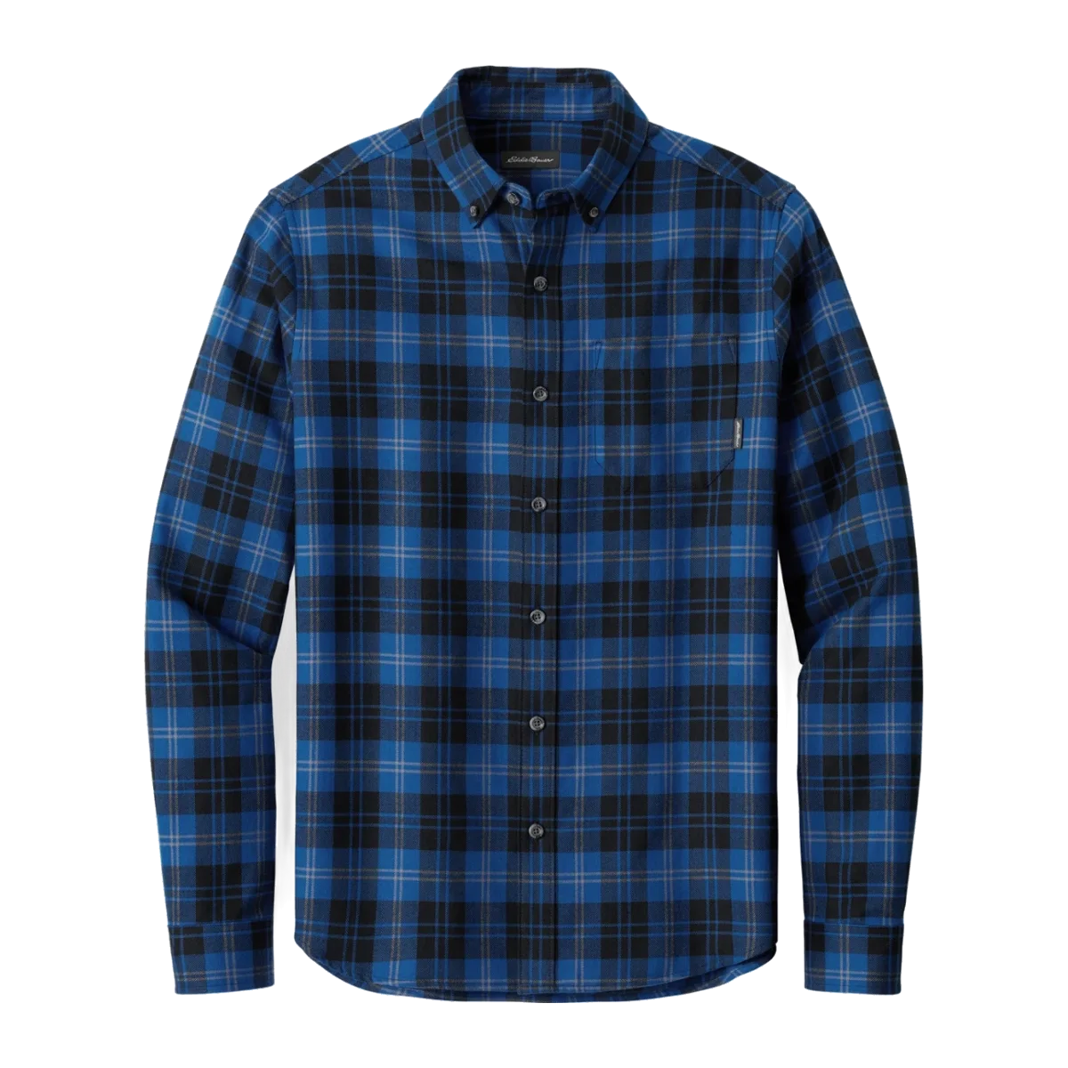 Eddie Bauer Long Sleeve Favorite Flannel Plaid Shirt