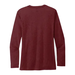 Allmade Women’s Tri-Blend Long Sleeve Tee in Vino Red, back