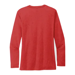 Allmade Women’s Tri-Blend Long Sleeve Tee in Rise Up Red, back