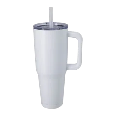 The Viking Collection® Nova Travel Mug - 40 oz. in White, front