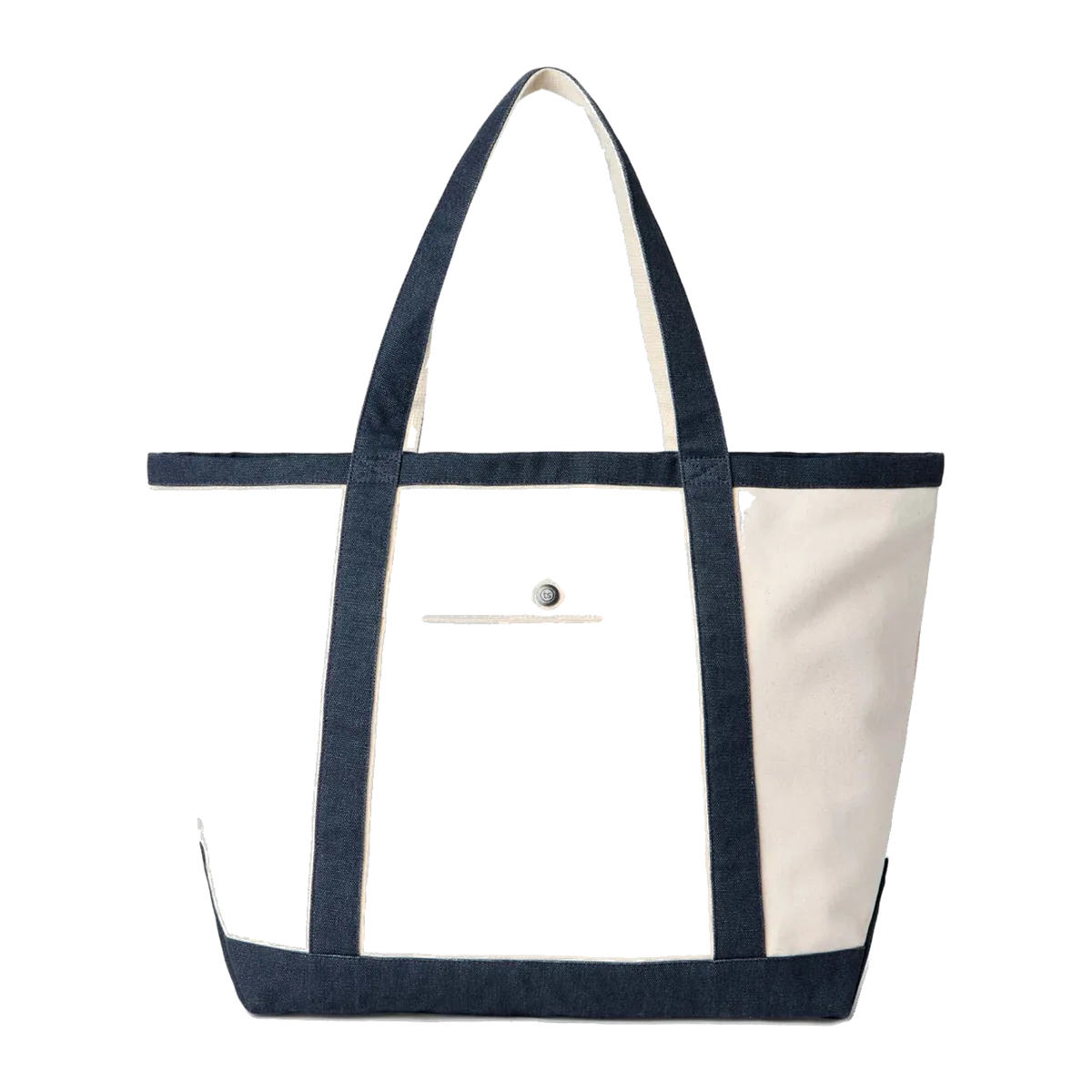 The Schooner Tote in Seeded Natural Chipped Canvas