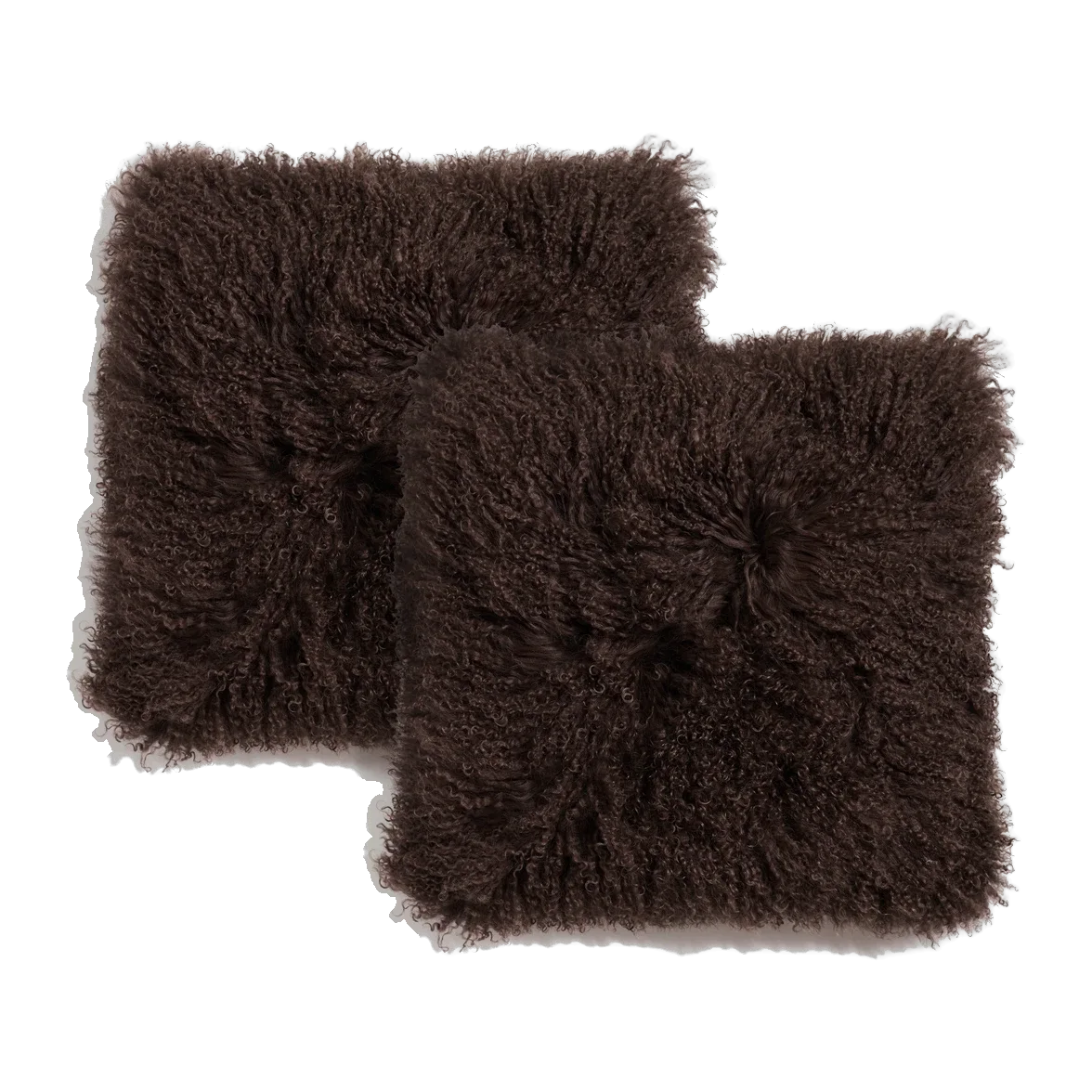 Luxe Mongolian Lamb Pillow Cover (Set of 2)