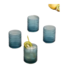 Orbetto Outdoor Acrylic Short Tumbler, Set of 8 Cornflower Blue