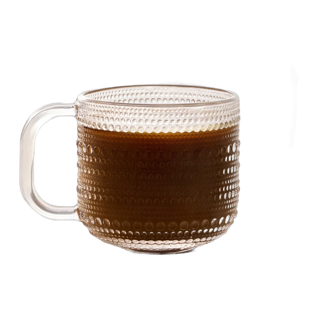 Jupiter Glass Coffee Mug, Set of 6
