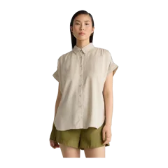 Vintage Wash Tencel Camp Shirt Shale