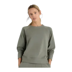 SuperSoft Fleece Crew Smoked Thyme Green