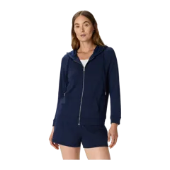 SuperSoft Fleece Full-Zip Hoodie Navy