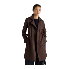 Comfort Stretch Trench Coat Coffee Bean Brown