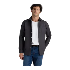 100% Organic Cotton Oxford Shirt Dark Coal