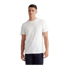 100% Organic Cotton Slub Crewneck Tee Classic White