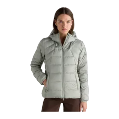 Lightweight Down Packable Puffer Hooded Jacket Shadow Green