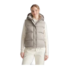 Responsible Down Puffer Vest Stone Taupe