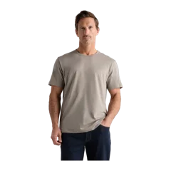 100% Pima Cotton Luxe Touch Tee Quarry Grey