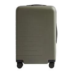 Expandable Carry-On Suitcase Olive