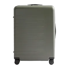 Expandable Large Check-In Suitcase Olive