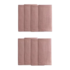 Organic Cotton Gauze Napkins, Set of 8 Fig